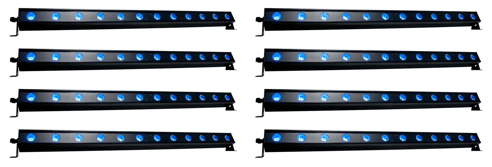 Прибор смены цвета American DJ ULTRA HEX BAR 12 RGBAW+UV LED DMX (8 штук)