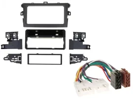Radioeinbauset DIN Autoradio für Toyota Corolla 2009-2012 silber