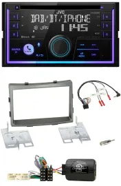 Автомагнитола для SsangYong Rodius (с 2013) JVC 2DIN, DAB, Bluetooth, CD, USB