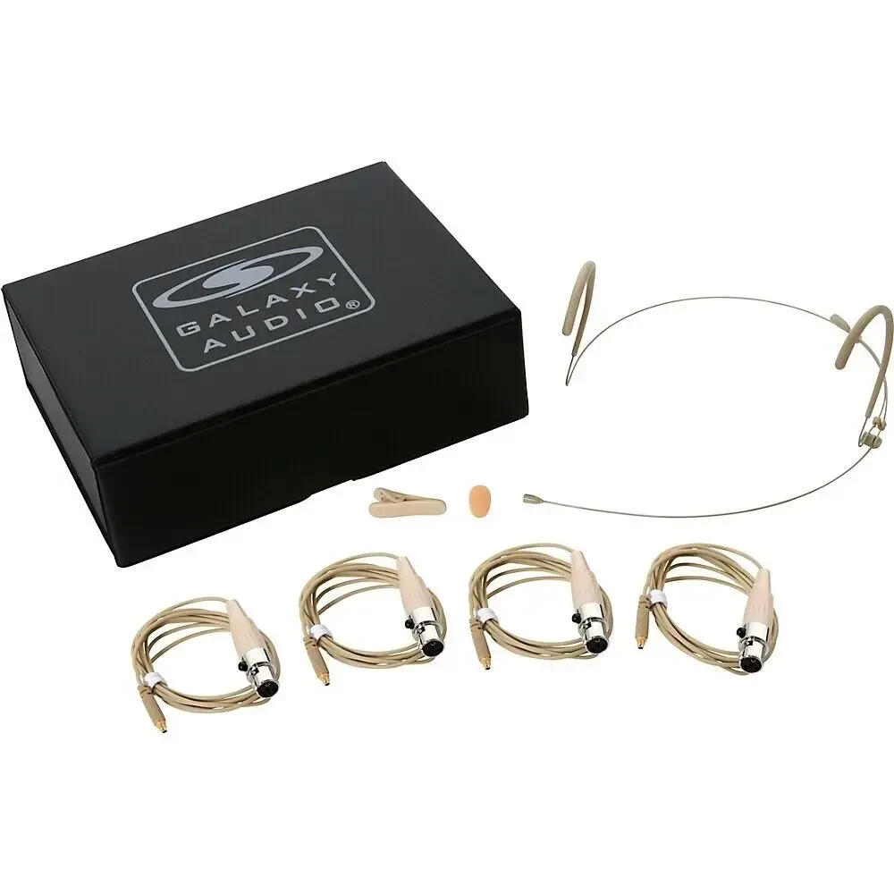 Головной микрофон Galaxy Audio HSM8 Beige Omni-Directional Headset Microphone for Shure Systems