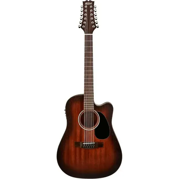 Электроакустическая гитара Mitchell T331TCE-BST Terra 12 String Dreadnaught Mahogany Top Burst