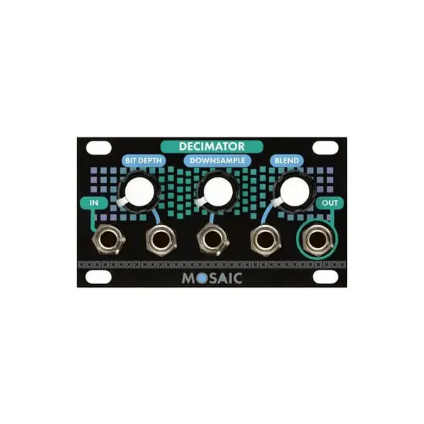 Модульный студийный синтезатор Mosaic Decimator Eurorack Module