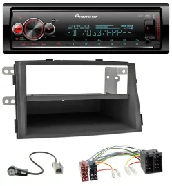Автомагнитола для Kia Sorento II (XM, 2009–2012) Pioneer DAB, Bluetooth, USB, MP3