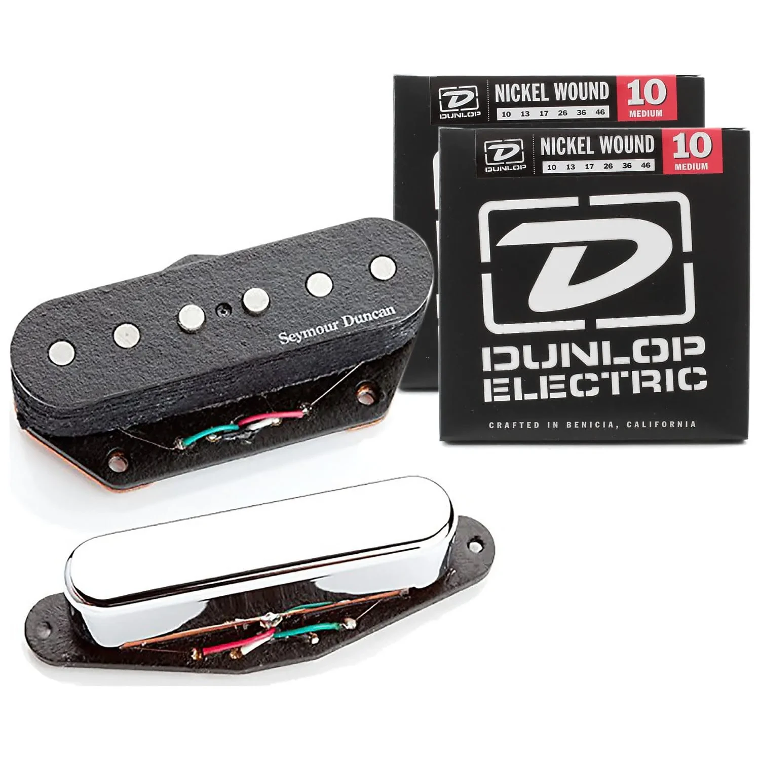 Seymour Duncan 11208-09 Vintage Stack Tele Pickup Set w/ 2 Sets of Strings