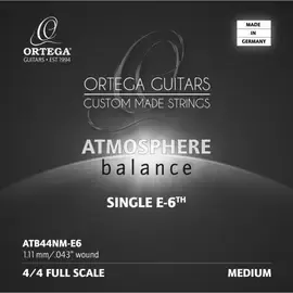 Ortega ATB44NM-E6 Atmosphere Balance Medium Tension Einzelsaite Konzertgitarre