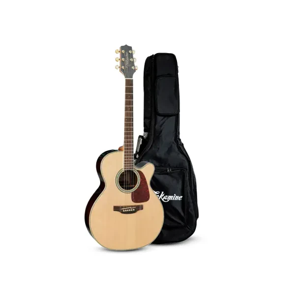 Takamine GN30CE NAT NEX Cutaway 6 String Natural Acoustic Electric Guitar Bundle