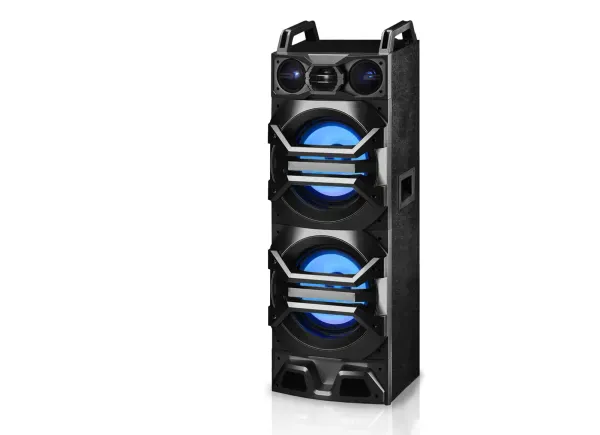 Technical Pro Dual 10" Passive DJ/Party Speaker w/LED Lights + Titanium Tweeter