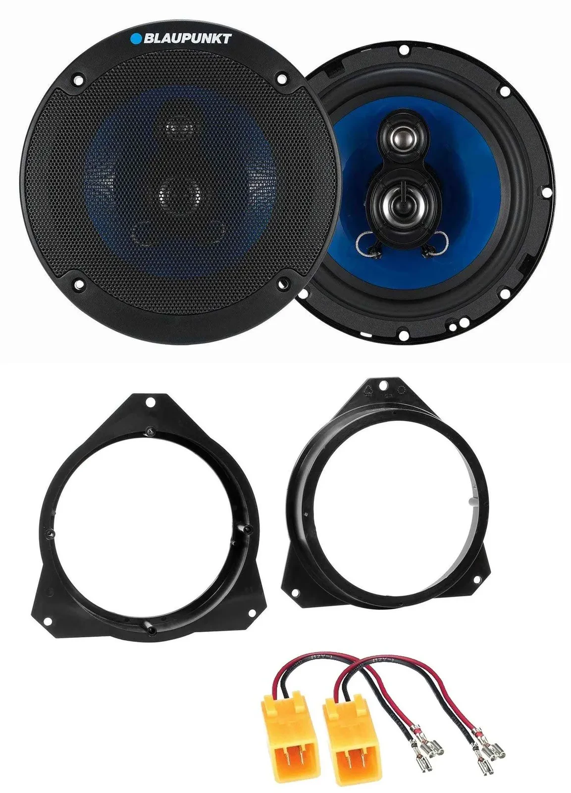 Blaupunkt 250Watt 3-Wege 16,5cm Lautsprecher für Peugeot Partner Tepee ab 08 Fro