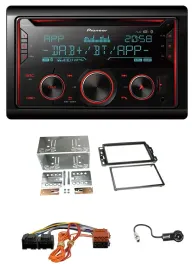 Pioneer 2DIN DAB MP3 Bluetooth USB CD Autoradio für Cadillac BLS (2006-2010)