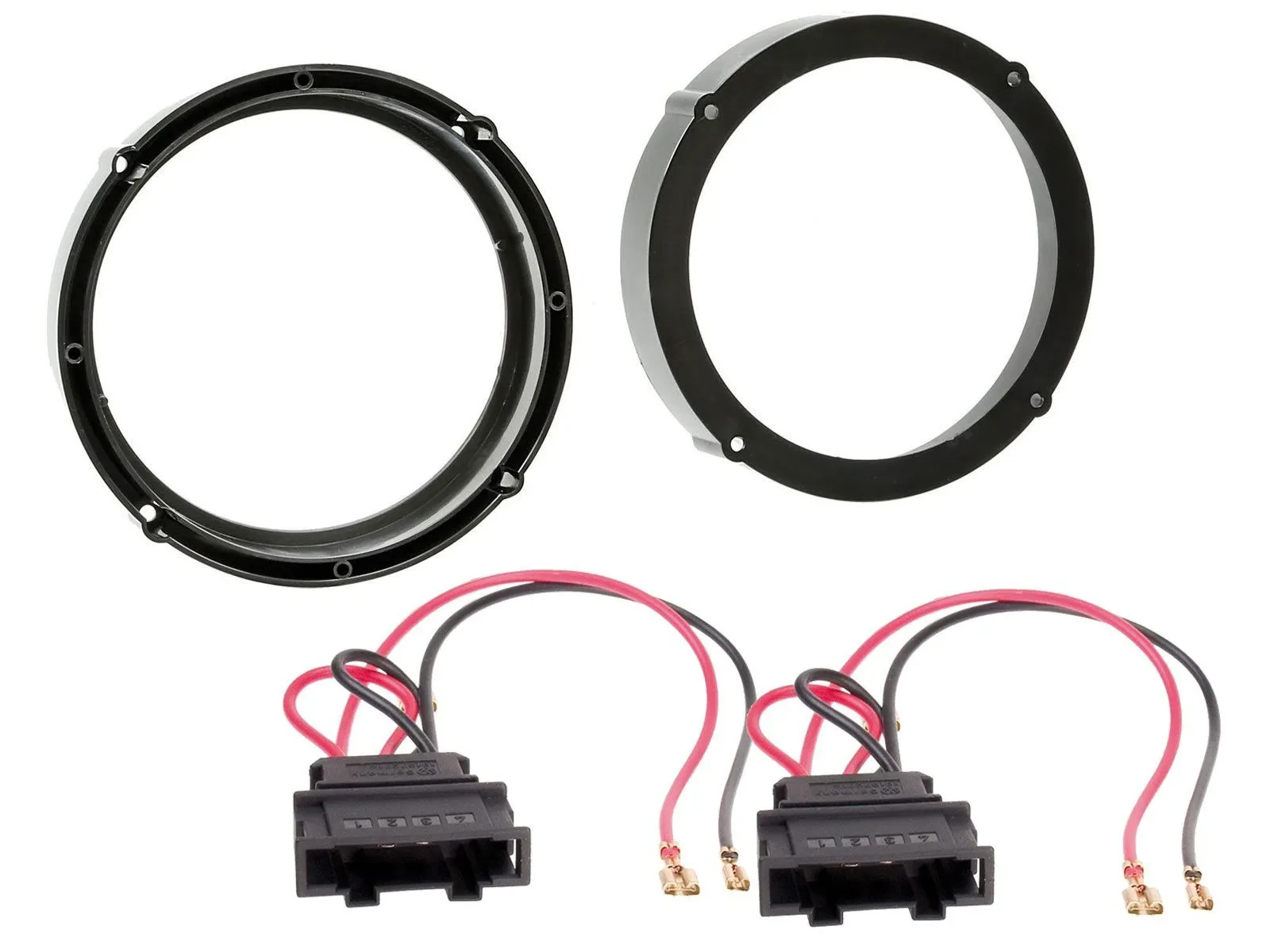 Lautsprechereinbauset für VW Amarok EOS Golf Tiguan up! 165 mm Tür Front Heck