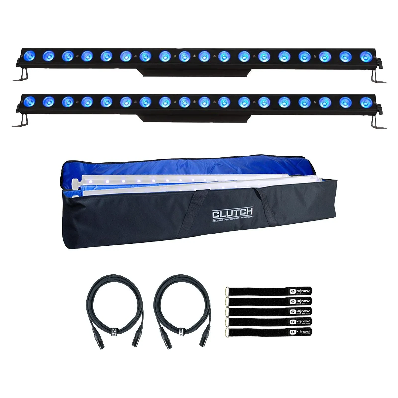 Прожектор Eliminator Lighting Mega Color Q18 линейный 1 м 18×4W RGBA LED (набор, пара)