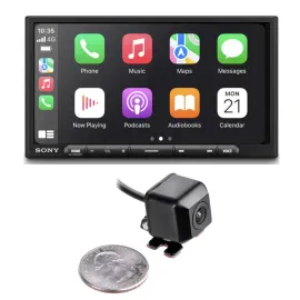 Sony XAV-AX4000 Digital Multimedia Receiver w/ 50% Off NVX XCADJ1 Backup Cam