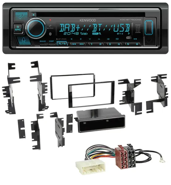 Kenwood MP3 Bluetooth DAB USB CD Autoradio für Nissan Quest Rogue ab 11 Titan ab