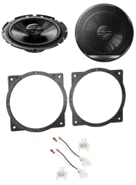 Pioneer 300Watt 2-Wege 16,5cm Lautsprecher für Kia Carens ab 2013 Fronttür Auto