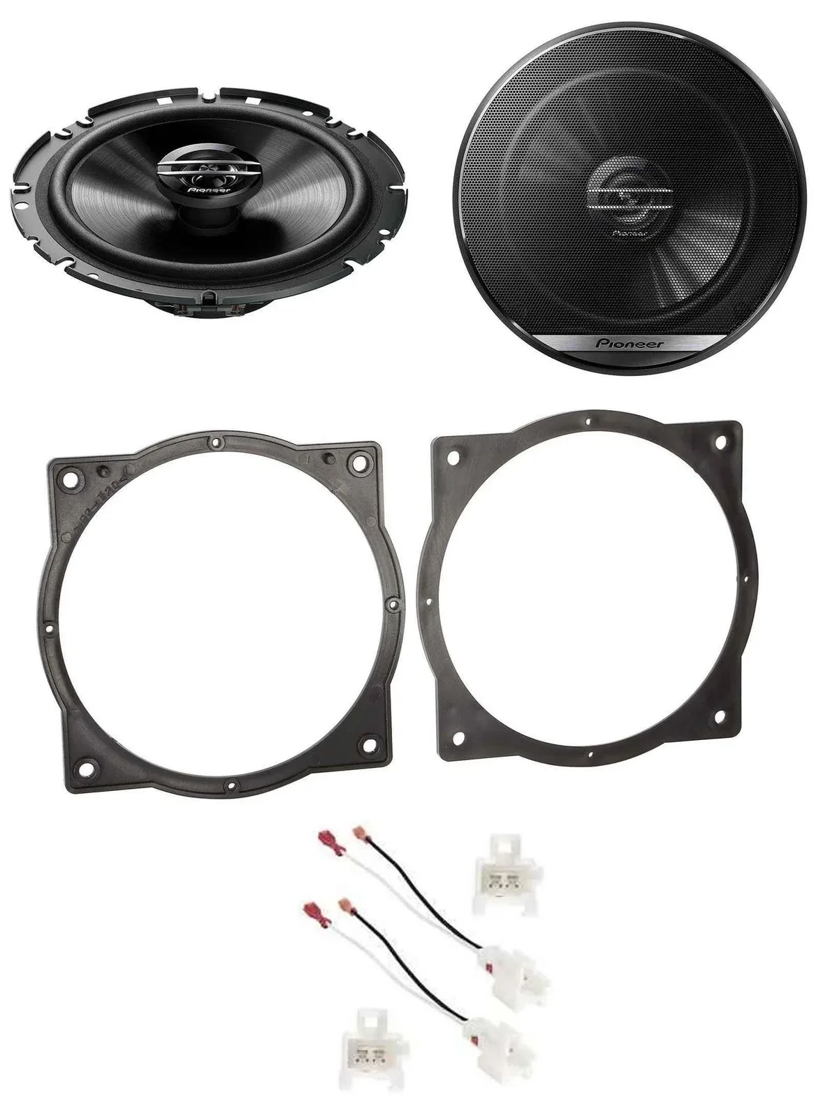 Pioneer 300Watt 2-Wege 16,5cm Lautsprecher für Kia Carens ab 2013 Fronttür Auto