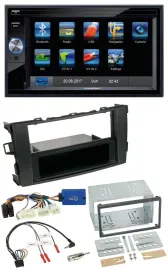Автомагнитола Blaupunkt 2DIN, навигация SD, Bluetooth, USB, TMC для Toyota Auris 2011–