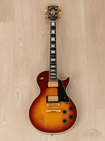 Электрогитара Gibson Les Paul Custom HH Cherry Sunburst w/case USA 1987