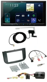 Pioneer 2DIN DAB USB Lenkrad Bluetooth Autoradio für Mitsubishi Colt 2008-2020