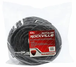 Спикерный кабель Rockville RCTT12100 Black 30.5 м