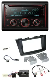 Автомагнитола Pioneer 2-DIN DAB, Bluetooth, USB, CD для Suzuki Swift (с 2011), поддержка управления с руля