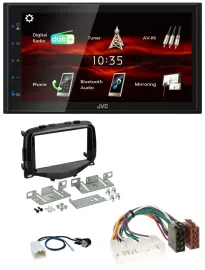 JVC USB Bluetooth MP3 DAB 2DIN Autoradio für Toyota Aygo (2014-2021)