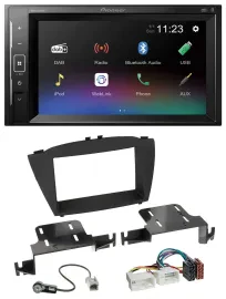 Автомагнитола для Hyundai ix35 Pioneer 2DIN, DAB, MP3, Bluetooth, USB