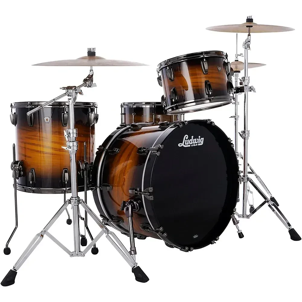 Барабанная установка Ludwig Maple Exotic FAB (набор, 3 шт.) 22"x14", 13"x9", 16"x16" Gold Burst