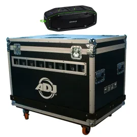 American DJ VS3IPFC8 Road Case For 8 ADJ VS3IP LED Video Panels+Home Speaker