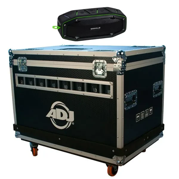 American DJ VS3IPFC8 Road Case For 8 ADJ VS3IP LED Video Panels+Home Speaker