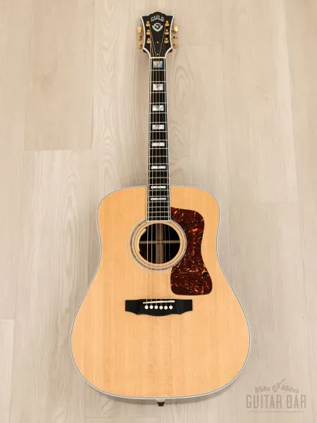 Электроакустическая гитара Guild D-55E Dreadnought Natural w/case USA 2024