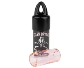 The Rock Slide Tyler Bryant 'Pinky' Pink Glass Guitar Slide, Medium RK-GRS-TBM