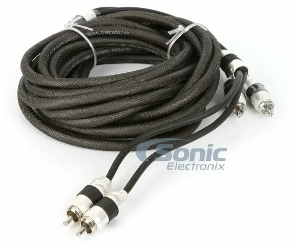 Stinger SI8217 8000 Series 17 Ft. 2-Channel Stereo RCA Interconnect Cable
