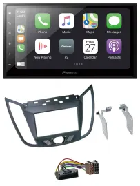 Автомагнитола Pioneer 2-DIN Bluetooth DAB USB для Ford C-Max (с 2010), серый