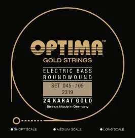 OPTIMA 24K Gold Strings Satz Medium light 045/105