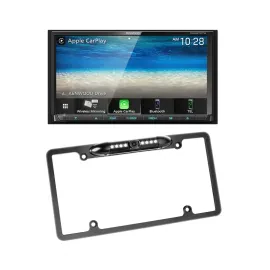 Kenwood DDX9707S 6.95" CD/DVD Touchscreen Receiver + License Plate Camera