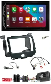 Автомагнитола для Hyundai i10 (2009–2013) ESX 2-DIN, DAB, USB, Bluetooth, поддержка кнопок на руле, Rubber Touch