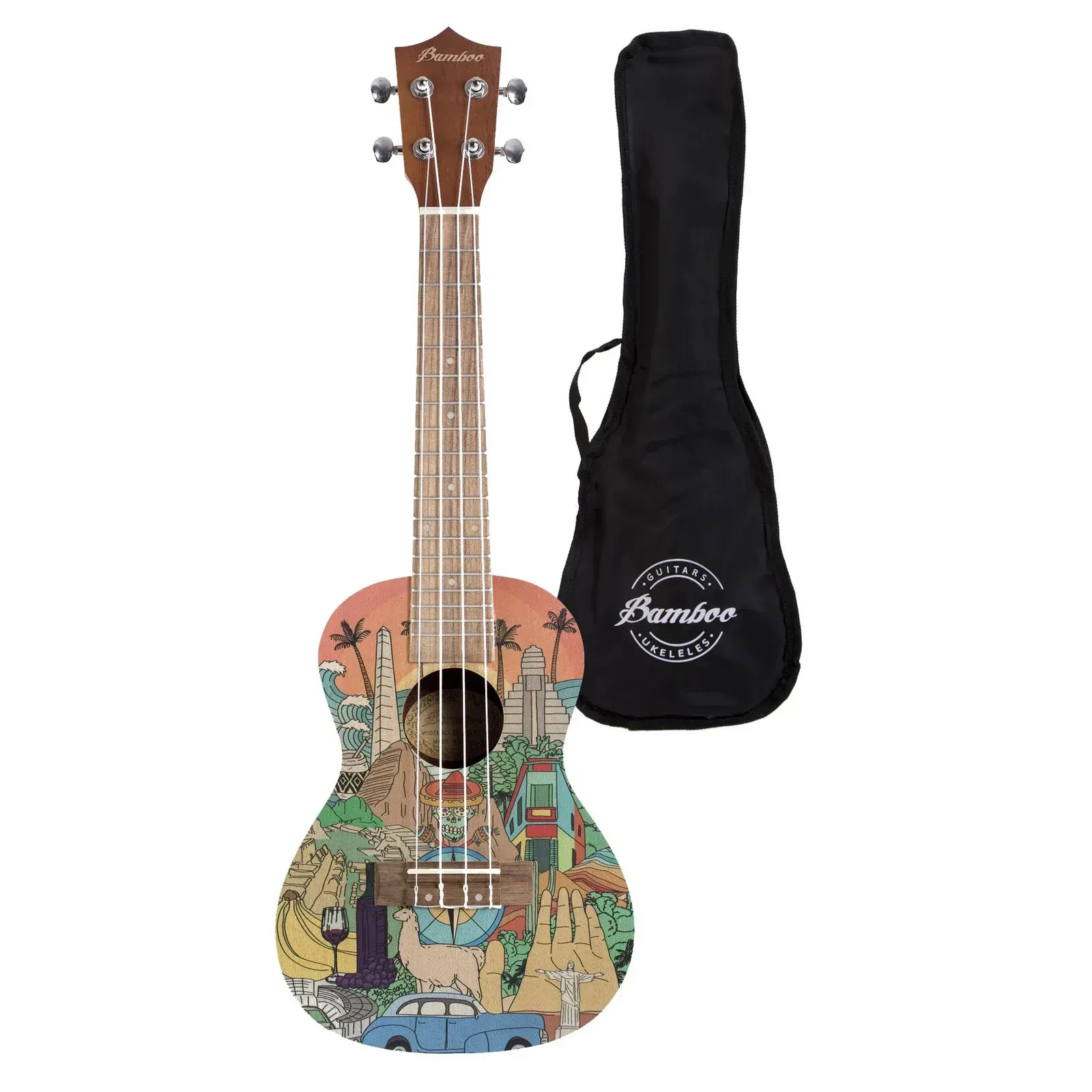 Укулеле концертная BAMBOO BU23-LATIN 23"