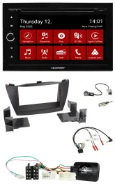 Blaupunkt 2DIN Lenkrad Bluetooth USB TMC DAB Navigation für Hyundai ix35 2010-20