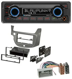 Blaupunkt MP3 Bluetooth USB AUX Autoradio für Honda Jazz (ab 2009) - silber