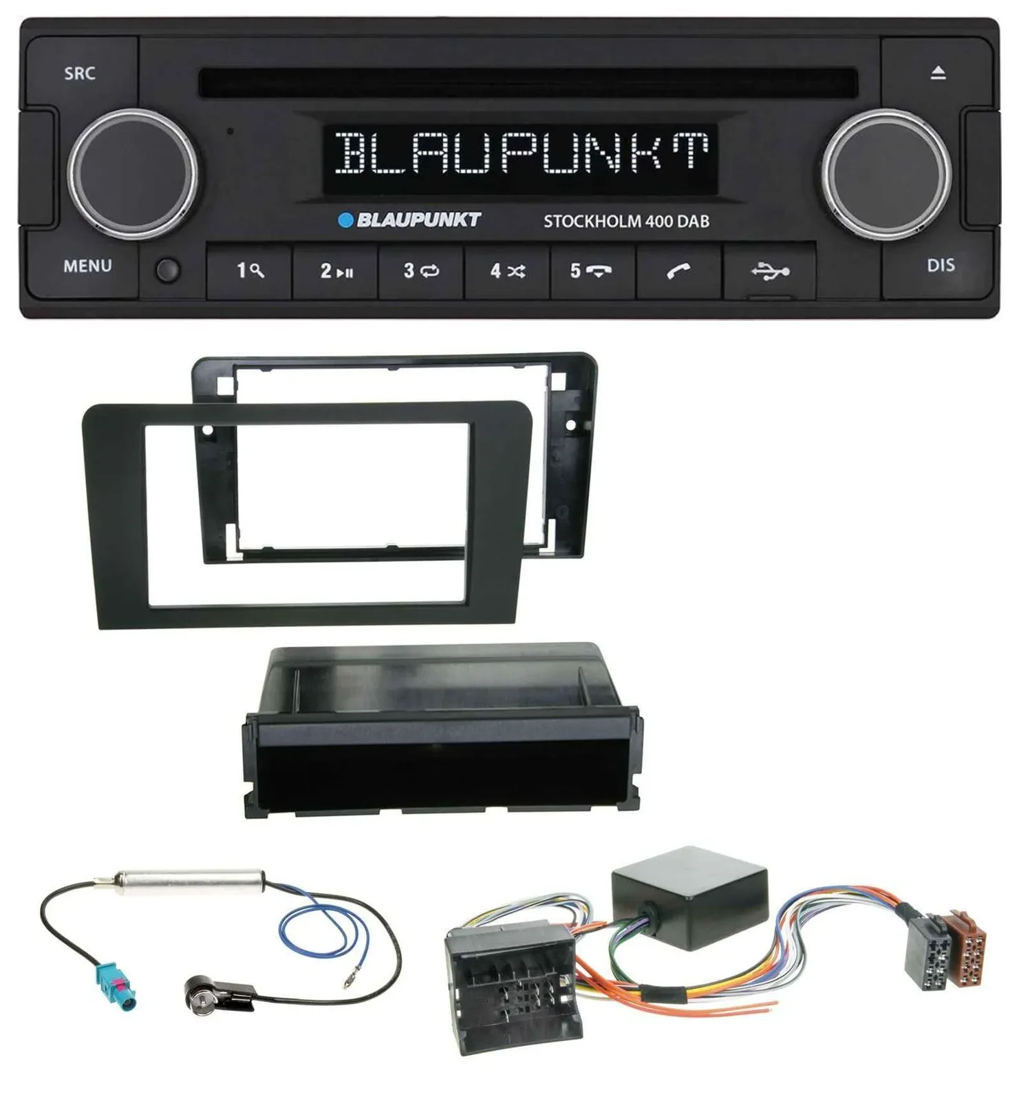 Blaupunkt MP3 Bluetooth DAB CD USB Autoradio für Audi A3 8P 06-12 Symphony Infin