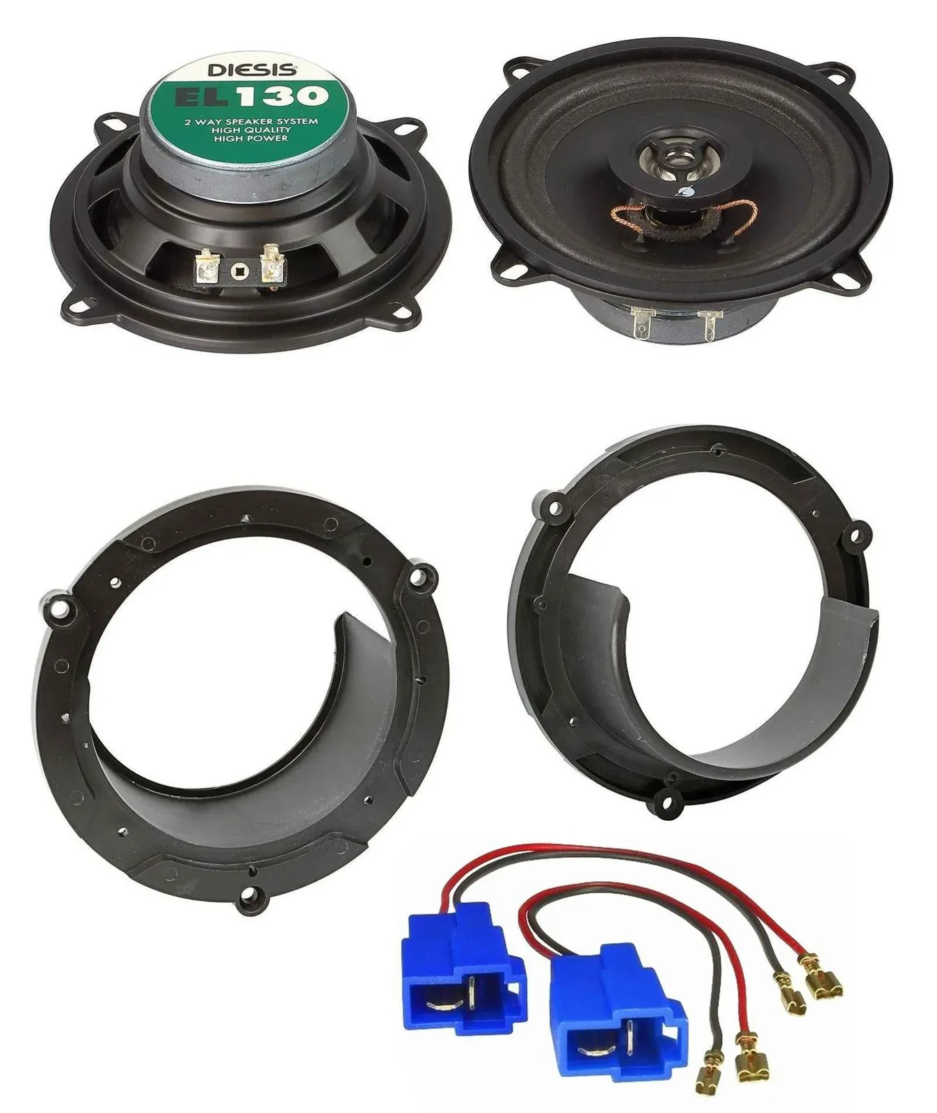 ACV 2-Wege 13cm 80Watt Lautsprecher für Mazda 323 Fronttür Auto Boxen