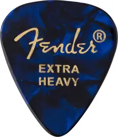 Медиаторы FENDER 351 Shape Premium Picks Extra Heavy Blue Moto 12 Count