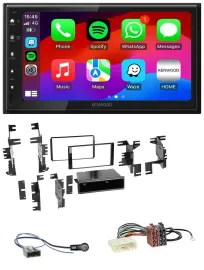Kenwood MP3 USB DAB 2DIN Bluetooth Autoradio für Nissan Versa Tiida C11 2007-201