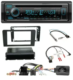 Kenwood Lenkrad Bluetooth DAB USB CD Autoradio für Audi A3 Symphony ISO 8P 2003-