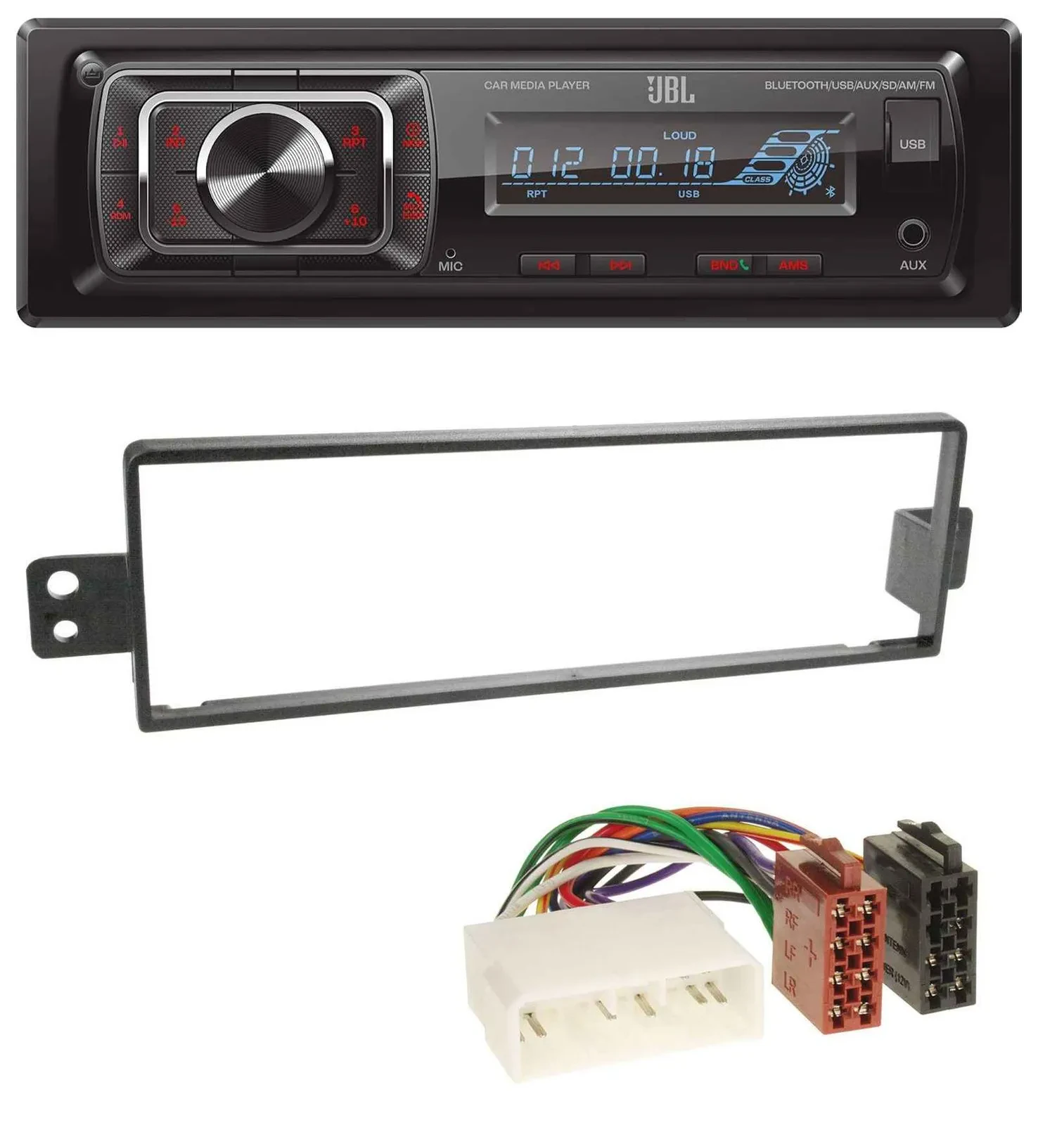 Автомагнитола для SsangYong Rexton JBL Bluetooth, USB, SD, AUX, MP3