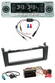 Dietz DAB USB MP3 Bluetooth Autoradio für Mercedes C-Klasse W204 ab 2007