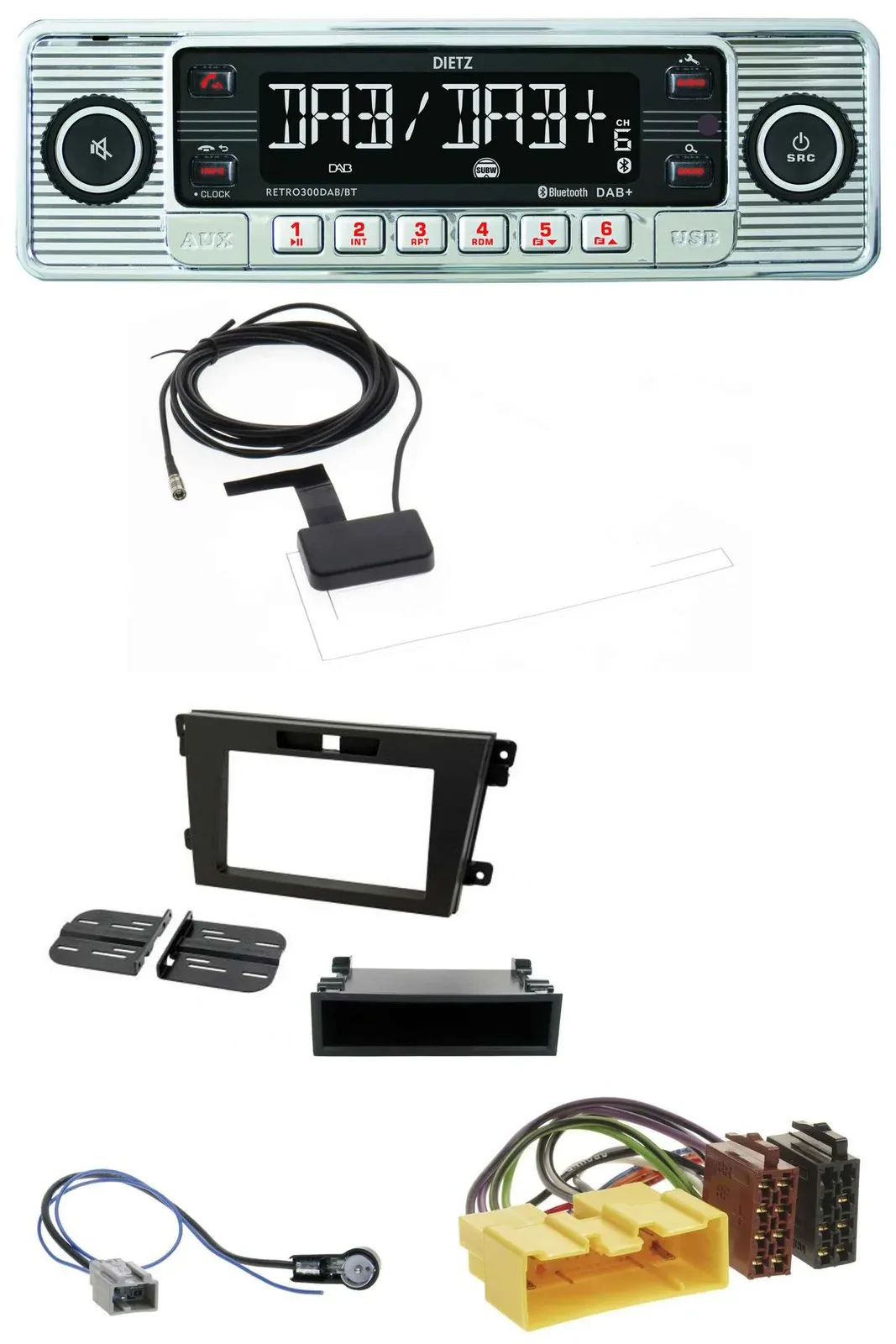 Автомагнитола для Mazda CX-7 (2008–2010) Dietz Bluetooth, USB, MP3, DAB
