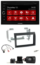 Blaupunkt 2DIN Lenkrad Bluetooth USB TMC DAB Navigation für Fiat Ducato 06-08 sc