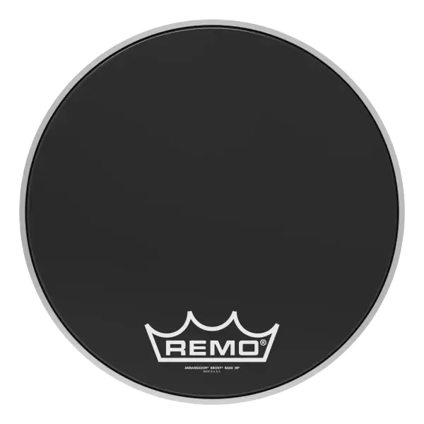 Пластик для барабана Remo 16" Ambassador Ebony Crimplock