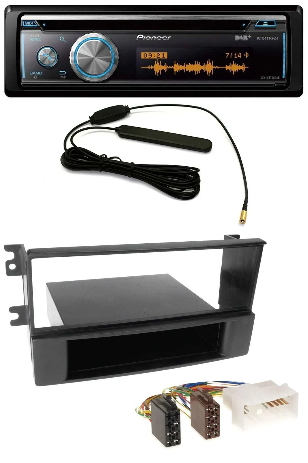 Автомагнитола для Kia Sorento Pioneer CD, USB, Bluetooth, DAB, MP3 (с 2006 г.)